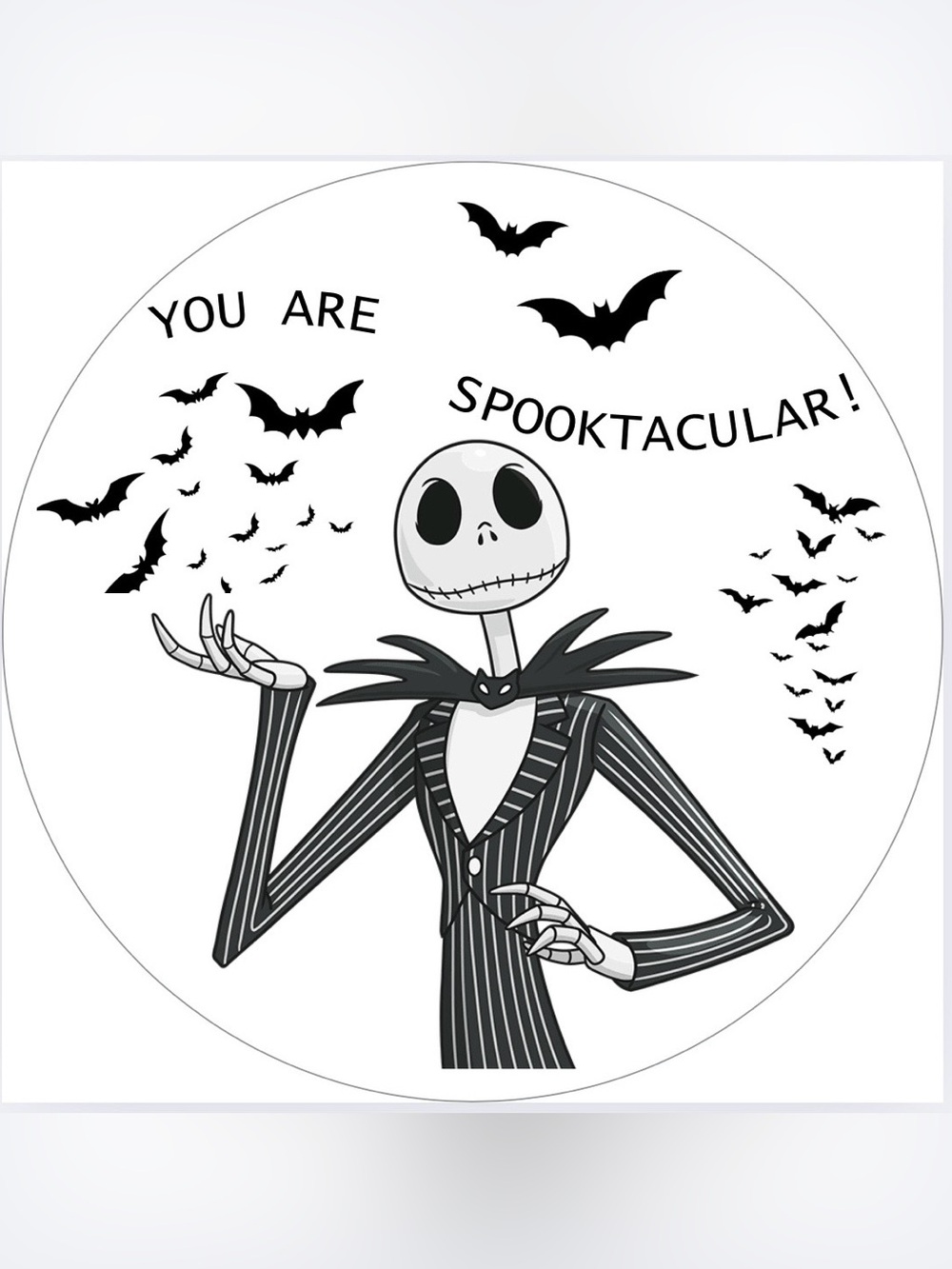 Handmade 50count Nightmare Before Christmas Stickers